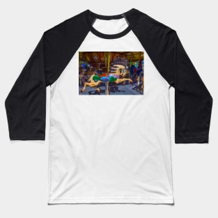 The Wild Carousel Horse Baseball T-Shirt